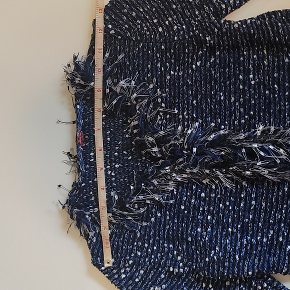 Olsen Europe Fringe Knitted Tweet Cardigan - Picture 6 of 8